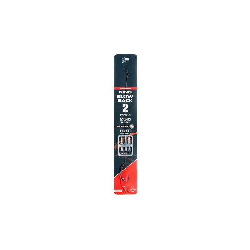 Przypon karpiowy NASH Ring Blow Back Rig z mikrozadziorem hak 4 Przypon karpiowy NASH Ring Blow Back Rig z mikrozadziorem hak 4