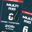 Przypon karpiowy NASH Multi Rig z mikrozadziorem hak 8 Przypon karpiowy NASH Multi Rig z mikrozadziorem hak 8