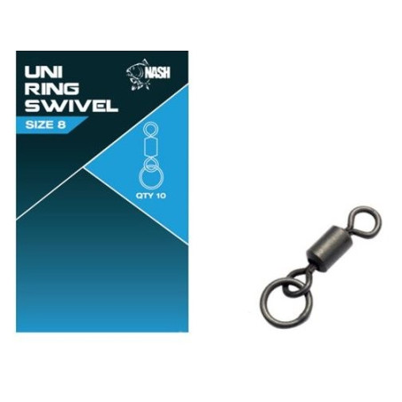 Kręttliki Ring Swivel Size 8 roz. 8 NASH Kręttliki Ring Swivel Size 8 roz. 8 NASH