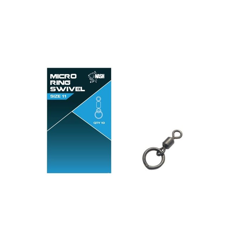 Krętlik NASH Micro Ring Swivel Size 11 roz. 11 Krętlik NASH Micro Ring Swivel Size 11 roz. 11