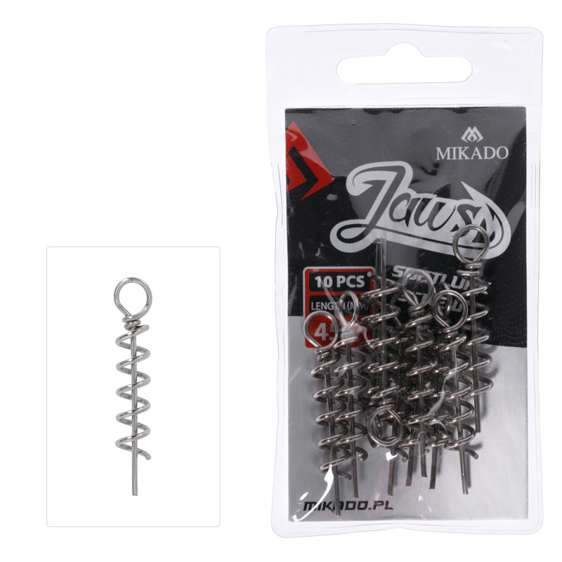 Wkręt do przynęt Mikado miękkich roz. 45/7 mm