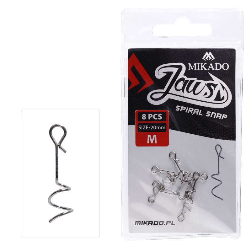 Wkręt Mikado z klipsem do haczyka offsetowego roz. M - 20mm