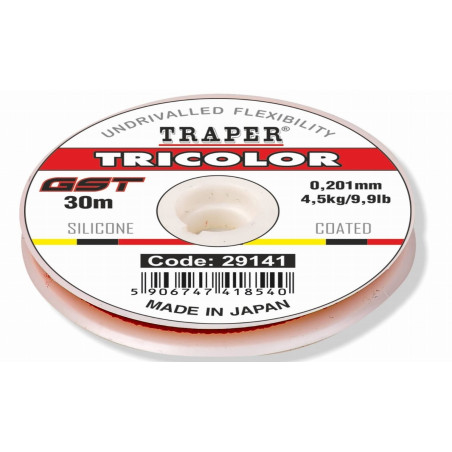 Żyłka Traper GST Tricolor 30m / 0,201mm Żyłka Traper GST Tricolor 30m / 0,201mm