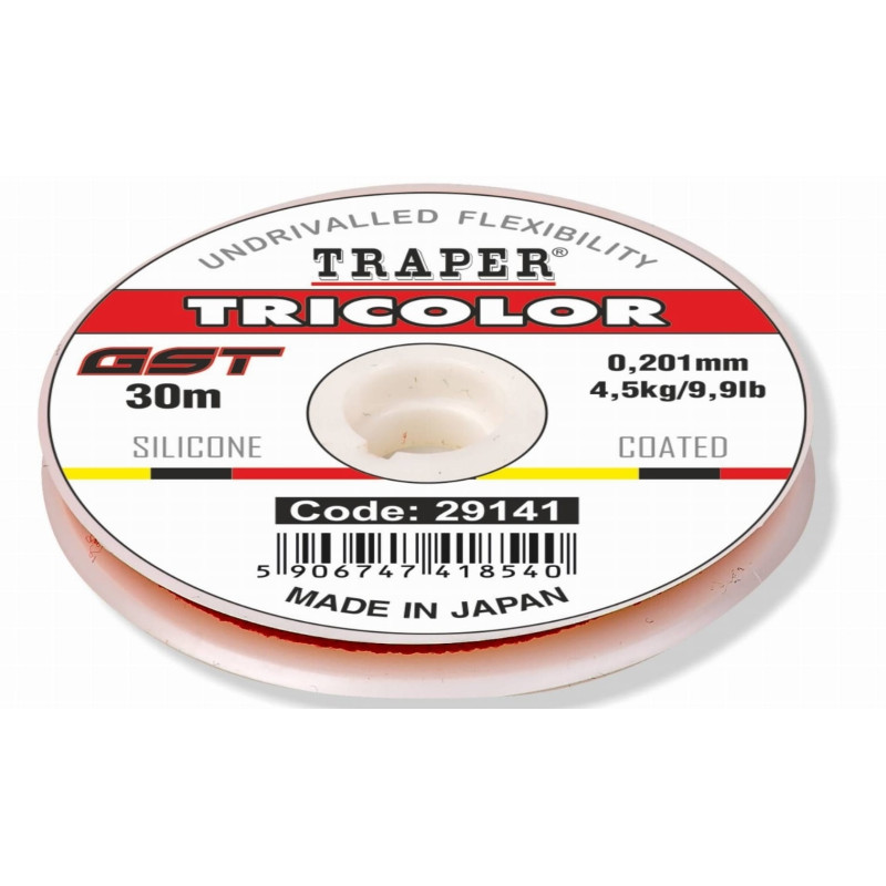 Żyłka Traper GST Tricolor 30m / 0,165mm Żyłka Traper GST Tricolor 30m / 0,165mm