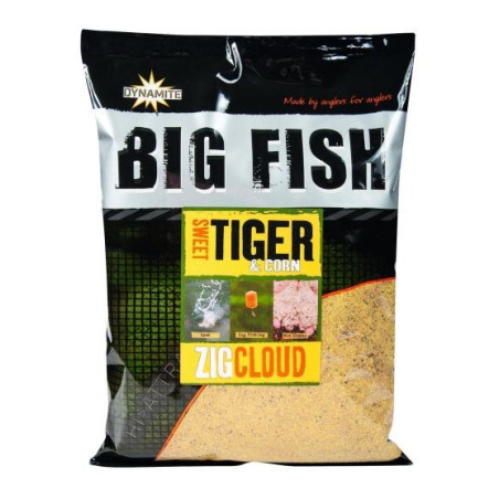 Zanęta Dynamite Baits Big Fish Zig Cloud 1,8kg - Sweet Tiger & Corn Zanęta Dynamite Baits Big Fish Zig Cloud 1,8kg - Sweet Tiger & Corn
