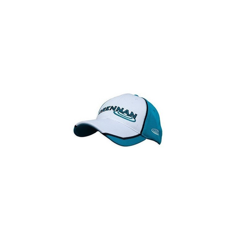 Czapka z daszkiem Drennan WHITE & AQUA roz. uniwersalny Czapka z daszkiem Drennan WHITE & AQUA roz. uniwersalny