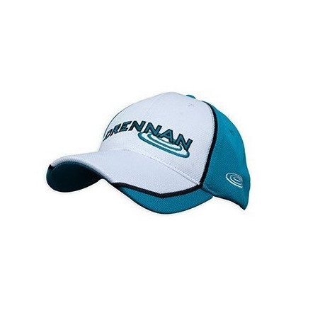 Czapka z daszkiem Drennan WHITE & AQUA roz. uniwersalny Czapka z daszkiem Drennan WHITE & AQUA roz. uniwersalny