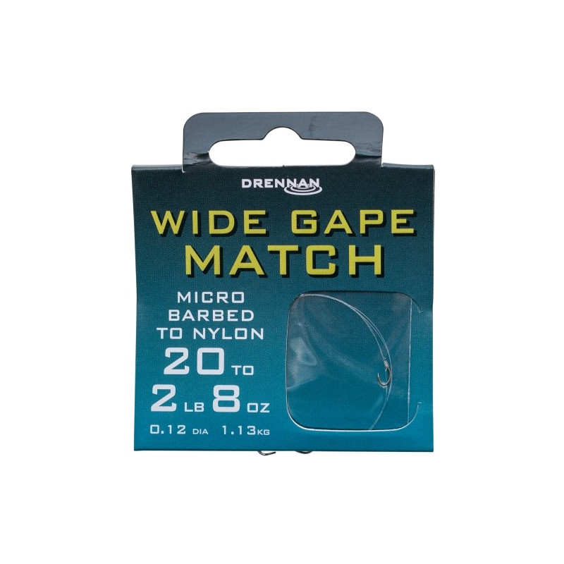 Gotowe przypony WIDE GAPE MATCH roz. 18 Drennan Gotowe przypony WIDE GAPE MATCH roz. 18 Drennan