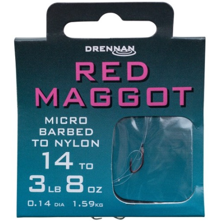 Gotowe przypony RED MAGGOT roz. 16 Drennan