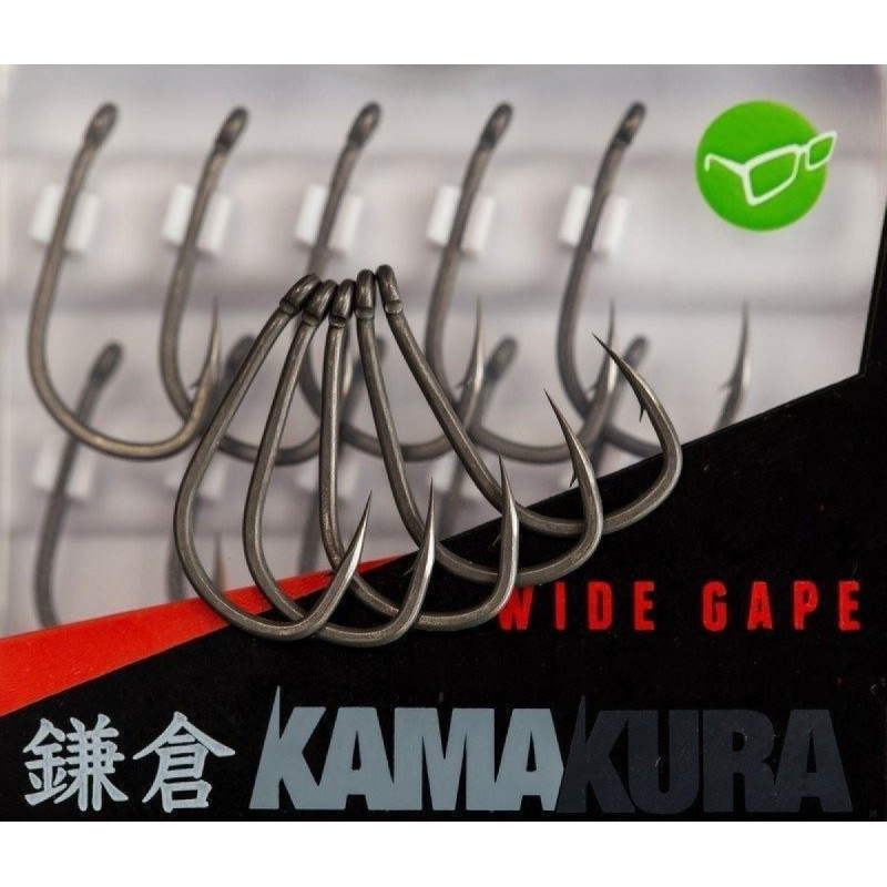 Haki karpiowe -Korda Kamakura Hook Wide Gape hak 8
