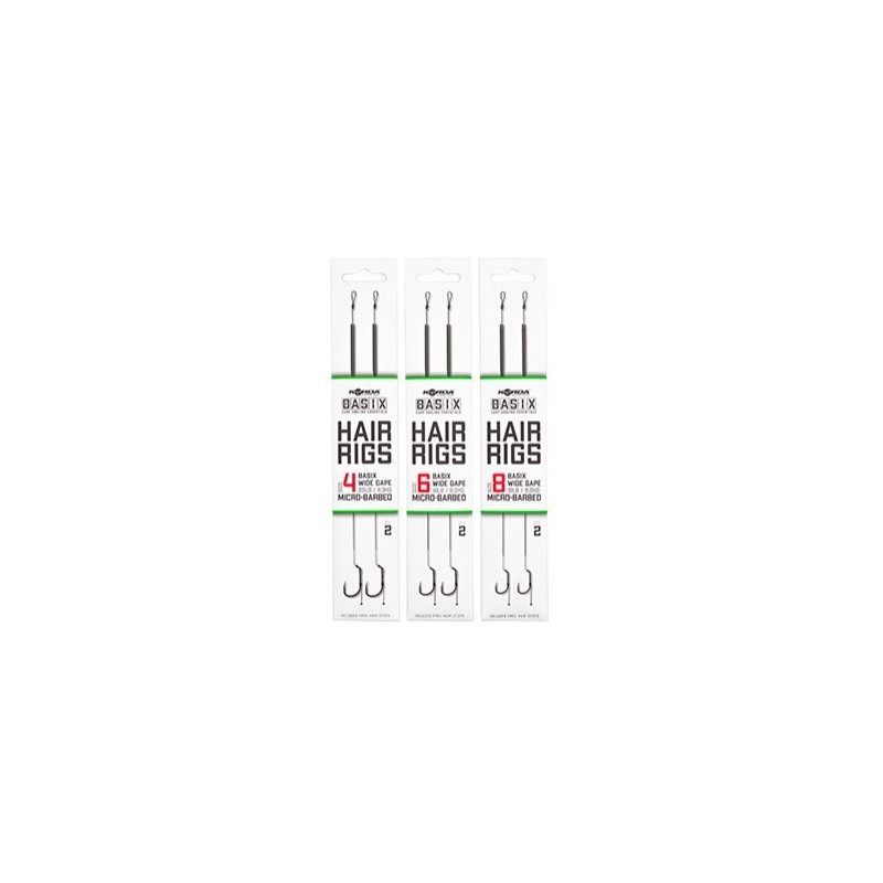 Przypon karpiowy Korda Basix Hair Rig Wide Gape roz. 6 Przypon karpiowy Korda Basix Hair Rig Wide Gape roz. 6