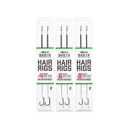 Przypon karpiowy Korda Basix Hair Rig Wide Gape roz. 6