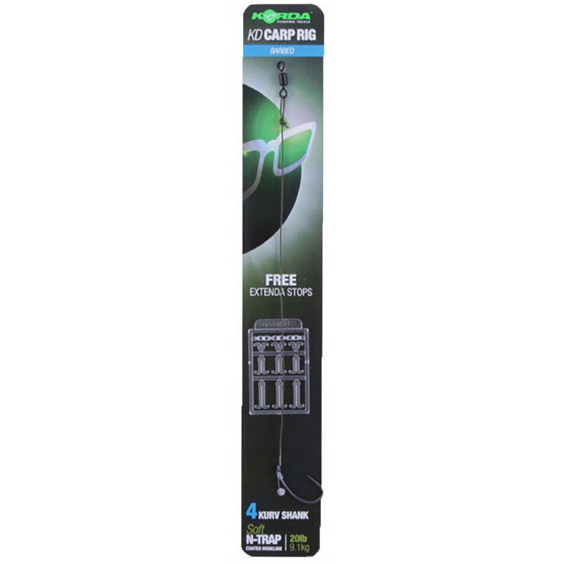 Przypon Korda N-Trap KD Carp Rig Kurv Shank roz. 4 Przypon Korda N-Trap KD Carp Rig Kurv Shank roz. 4
