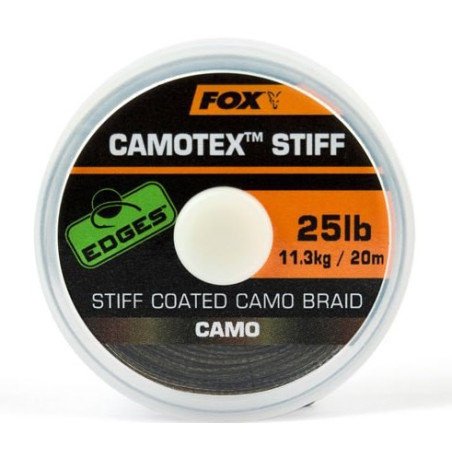 Plecionka FOX Camotex Stiff EDGES 20m Plecionka FOX Camotex Stiff EDGES 20m