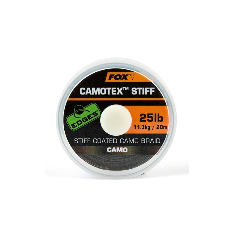 Plecionka FOX Camotex Stiff EDGES 20m Plecionka FOX Camotex Stiff EDGES 20m