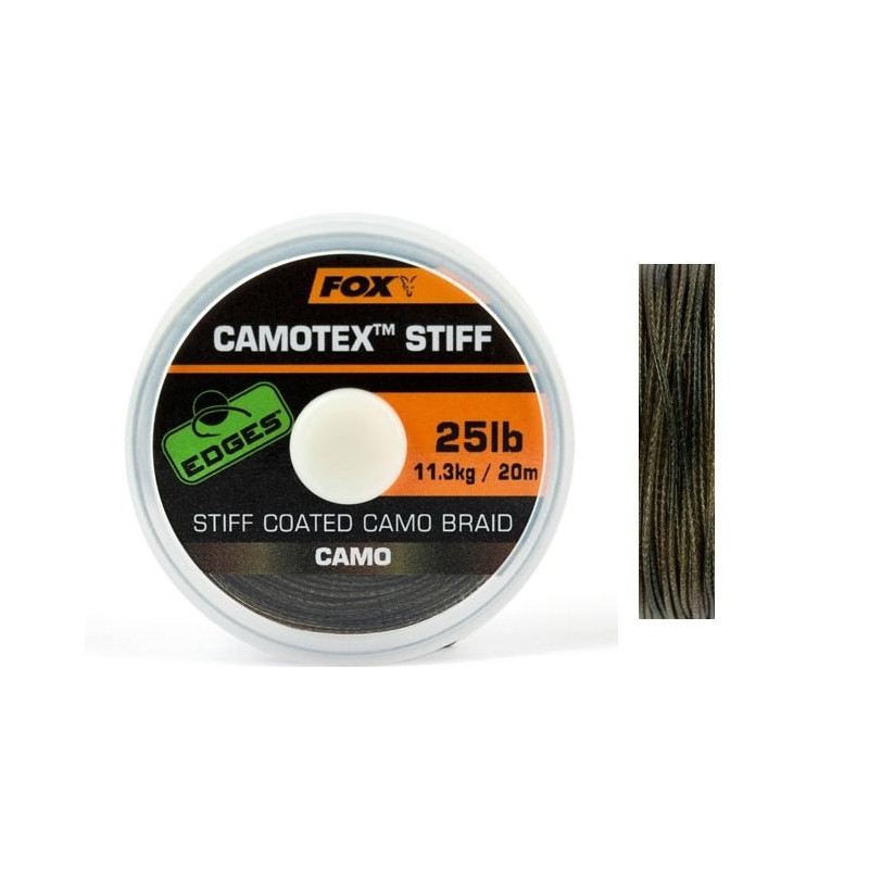 Plecionka FOX Camotex Stiff EDGES 20m Plecionka FOX Camotex Stiff EDGES 20m