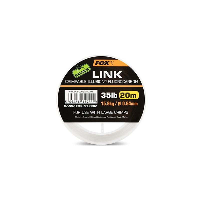 Materiał przyponowy FOX Link Illusion Fluorocarbon Edges 20m / 0,53mm
