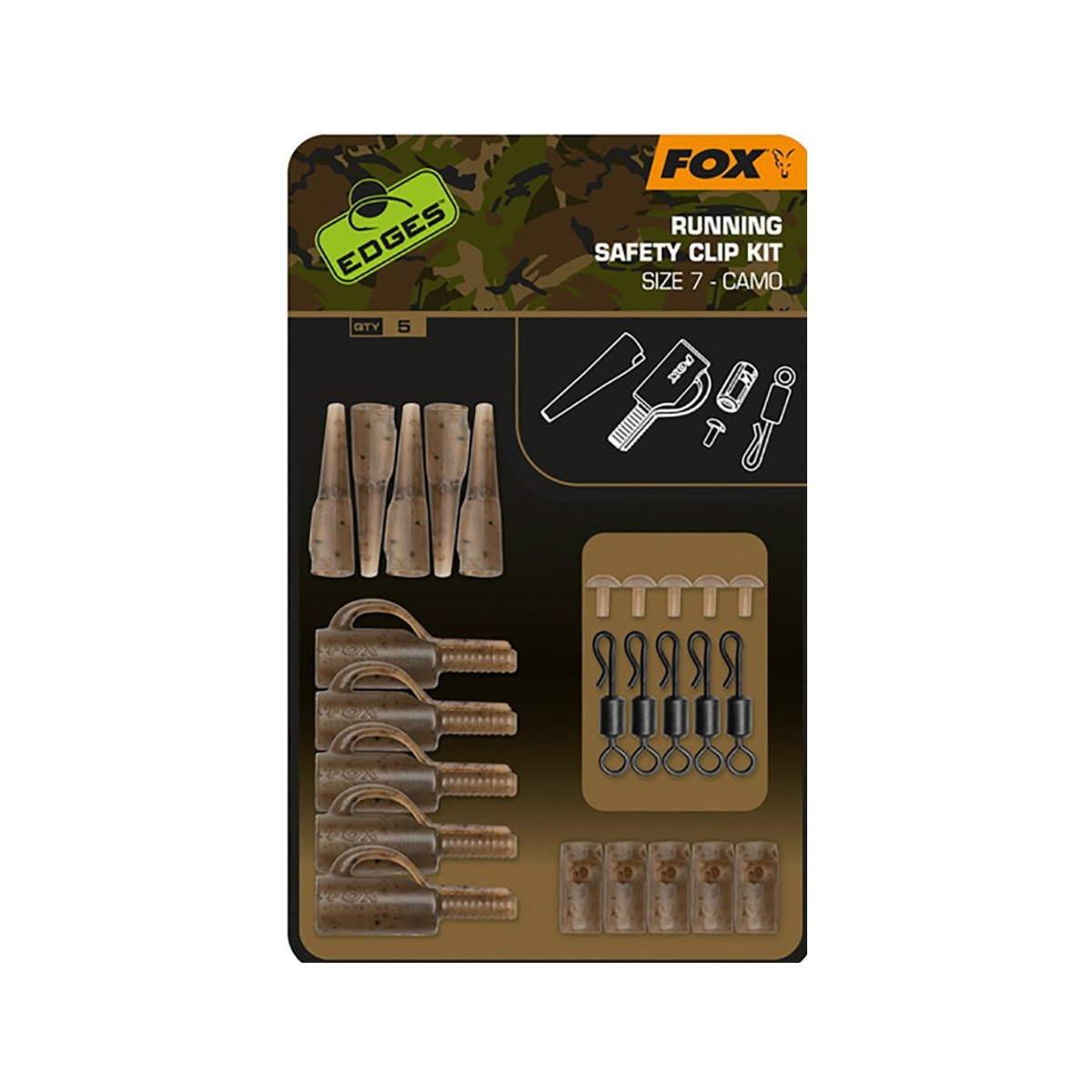 zestaw-camo-running-safety-clip-kit-edges-fox zestaw-camo-running-safety-clip-kit-edges-fox