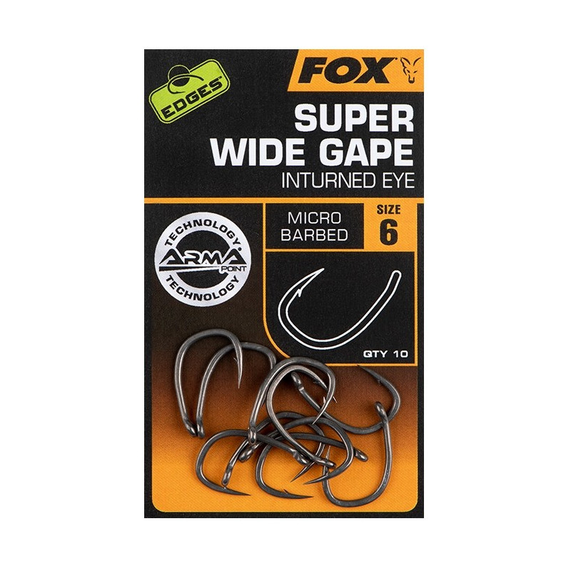 Haczyki karpiowe FOX Arma Point Super Wide Gape (Inturned Eye) hak 2 Haczyki karpiowe FOX Arma Point Super Wide Gape (Inturned Eye) hak 2