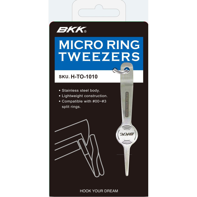 Szczypce BKK do kółek łącznikowych Micro Splitring Tweezers Szczypce BKK do kółek łącznikowych Micro Splitring Tweezers