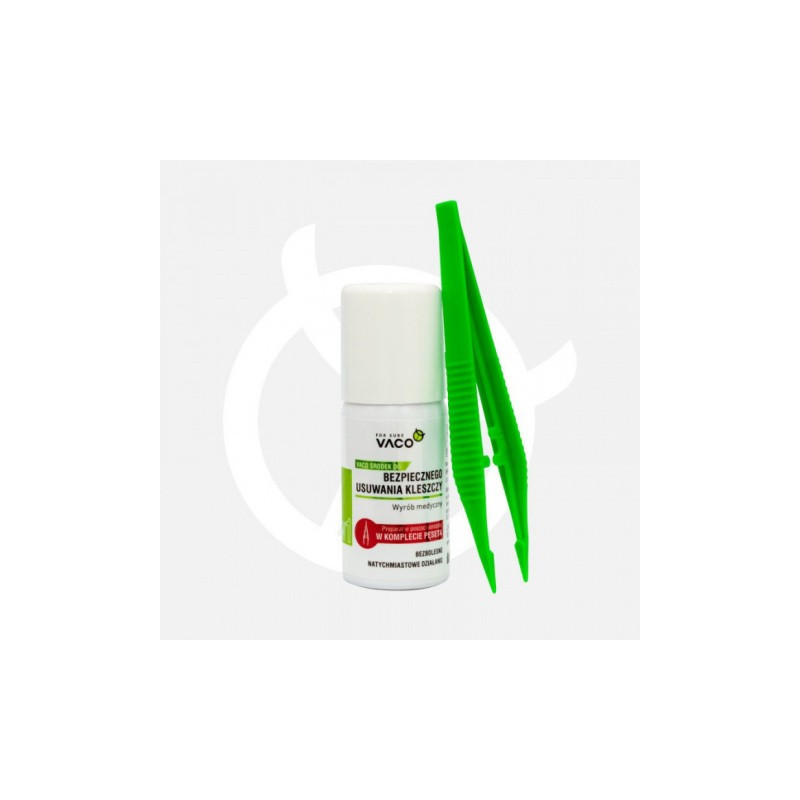ECO Środek do bezpiecznego usuwania kleszczy z pęsetą (2w1) DV00036 VACO ECO Środek do bezpiecznego usuwania kleszczy z pęsetą (2w1) DV00036 VACO