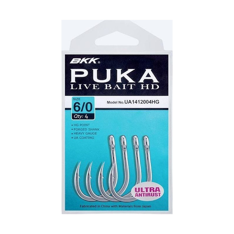 Haki sumowe PUKA Livebait HD roz. 8/0 BKK