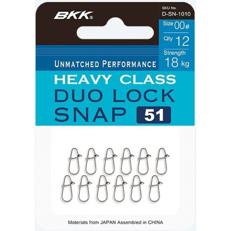 Agrafki BKK Duolock Snap-51 roz. 000