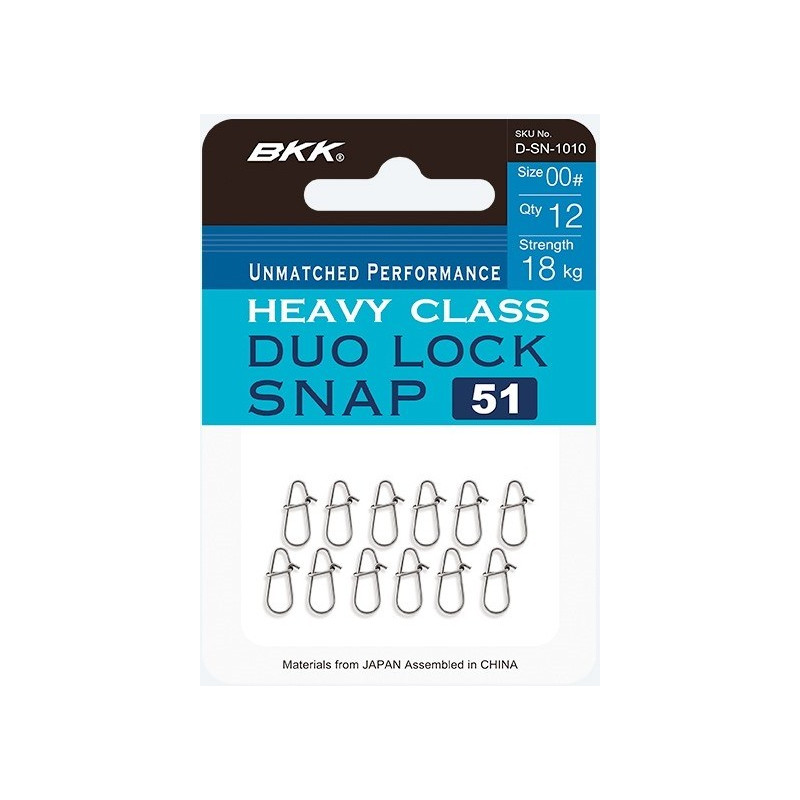 Agrafki BKK Duolock Snap-51 roz. zero Agrafki BKK Duolock Snap-51 roz. zero