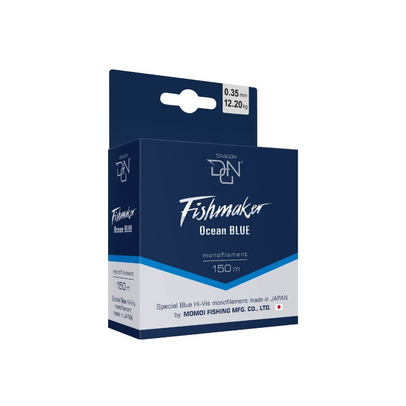 Żyłka Dragon Fishmaker Ocean Blue 150m / 0.162mm Żyłka Dragon Fishmaker Ocean Blue 150m / 0.162mm