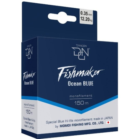 Żyłka Dragon Fishmaker Ocean Blue 50m / 0.183mm Żyłka Dragon Fishmaker Ocean Blue 50m / 0.183mm