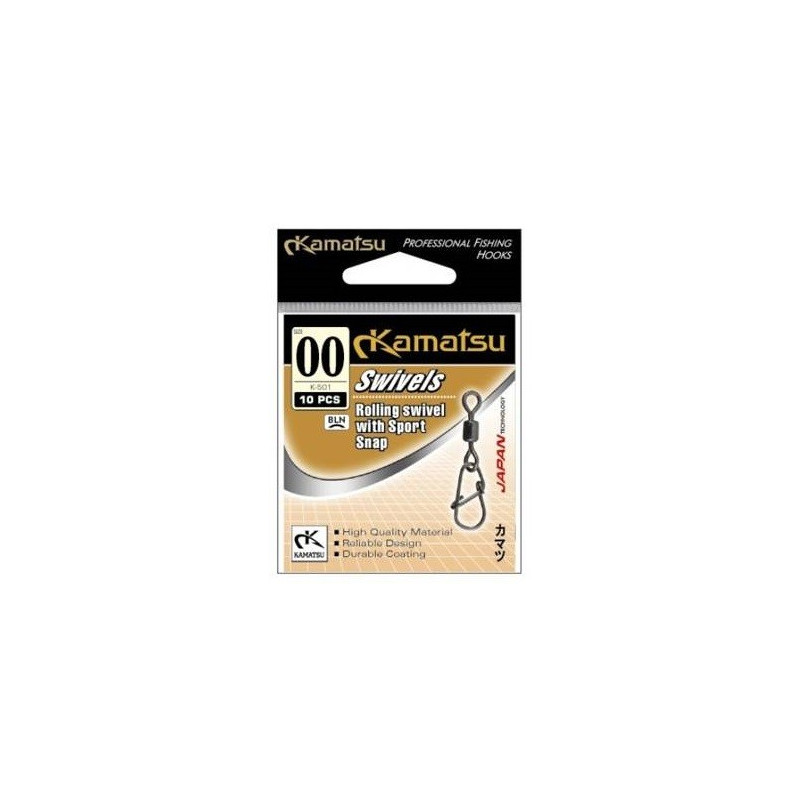 Krętlik z Agrafką Kamatsu Sport Micro K-501 roz. 00 Krętlik z Agrafką Kamatsu Sport Micro K-501 roz. 00