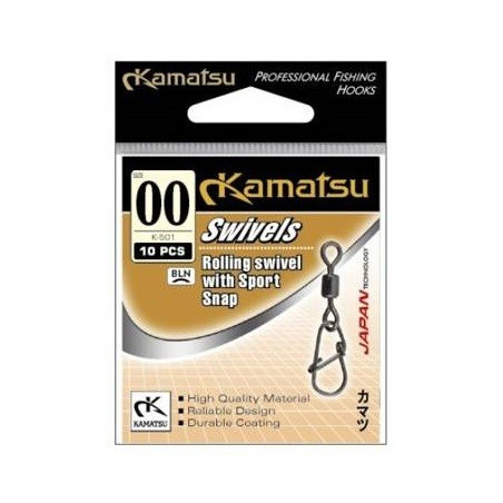 Krętlik z Agrafką Kamatsu Sport Micro K-501 roz. 00