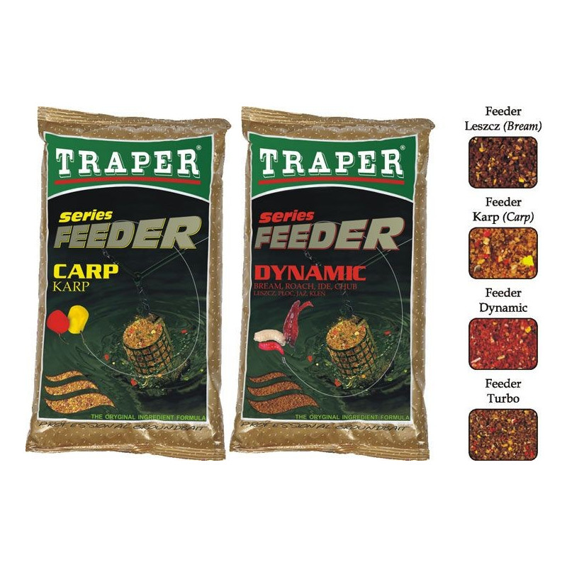 Zanęta Traper Feeder Series 1kg - Feeder Turbo Zanęta Traper Feeder Series 1kg - Feeder Turbo