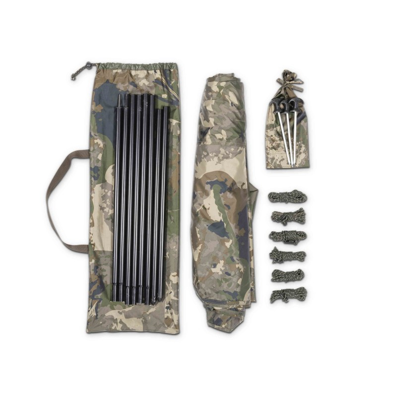 Tarp biwakowy Bank Life Multi Tarp Camo T1242 NASH Tarp biwakowy Bank Life Multi Tarp Camo T1242 NASH
