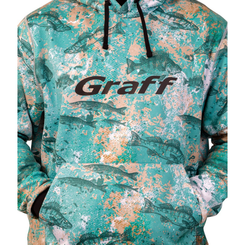 Wodoodporna bluza motyw drapieżniki 231-BL-10 roz. 2XL Graff Wodoodporna bluza motyw drapieżniki 231-BL-10 roz. 2XL Graff