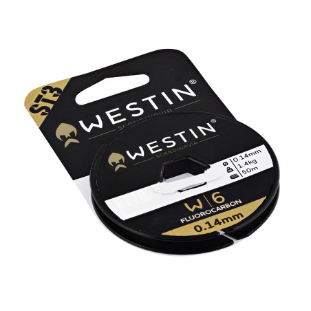 Fluorocarbon Westin 100% W6 ST5 Clear 50m / 0,19mm Fluorocarbon Westin 100% W6 ST5 Clear 50m / 0,19mm
