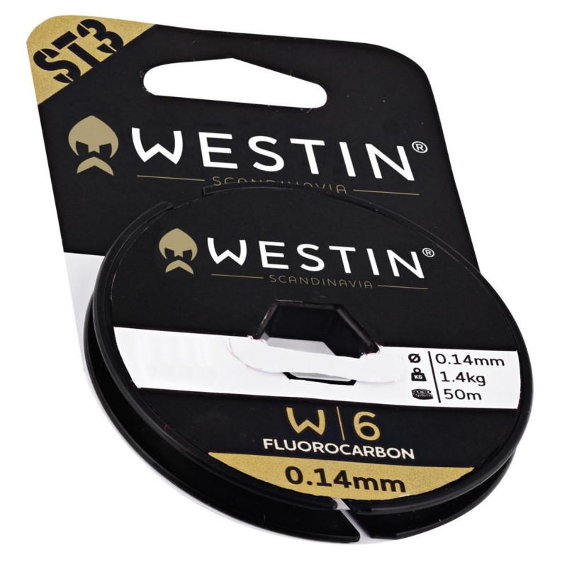 Fluorocarbon Westin 100% W6 ST5 Clear 50m / 0,30mm Fluorocarbon Westin 100% W6 ST5 Clear 50m / 0,30mm