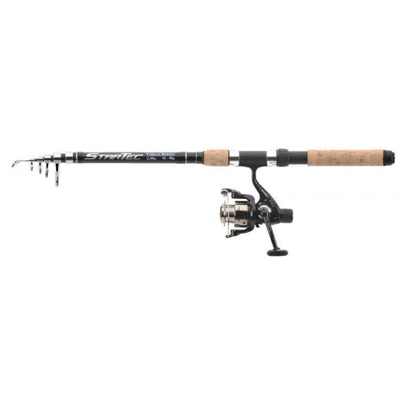 Wędka Saenger + Kołowrotek Startec Set Pstrąg/Okoń 240cm / 10-40g Wędka Saenger + Kołowrotek Startec Set Pstrąg/Okoń 240cm / 10-40g