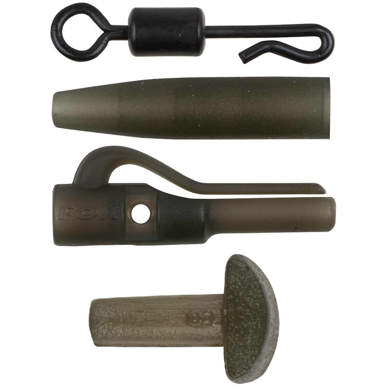 Zestaw EDGES Naturals Power Grip Lead Clips Kit FOX Zestaw EDGES Naturals Power Grip Lead Clips Kit FOX