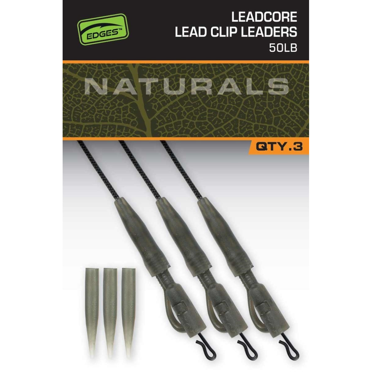 przypony-edges-naturals-leadcore-power-grip-lead-clip-leaders-fox przypony-edges-naturals-leadcore-power-grip-lead-clip-leaders-fox