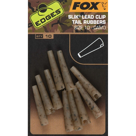 Nasadki Edges Camo Slik Lead Clip Tail Rubber FOX Nasadki Edges Camo Slik Lead Clip Tail Rubber FOX
