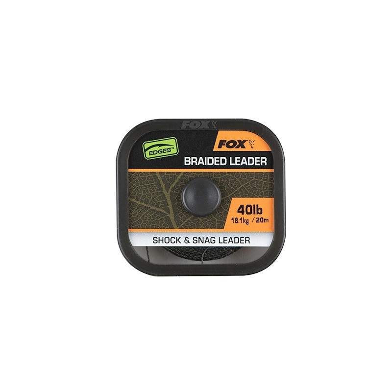 Plecionka FOX Edges Naturals Braided Leader 20m - 50lb Plecionka FOX Edges Naturals Braided Leader 20m - 50lb