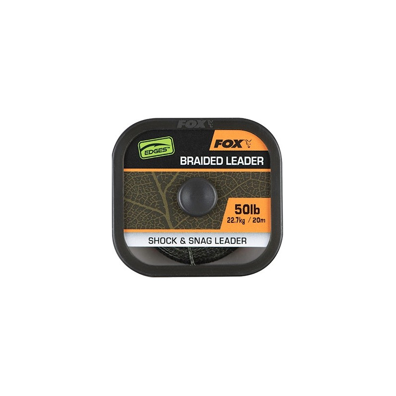 Plecionka FOX Edges Naturals Braided Leader 20m - 40lb Plecionka FOX Edges Naturals Braided Leader 20m - 40lb