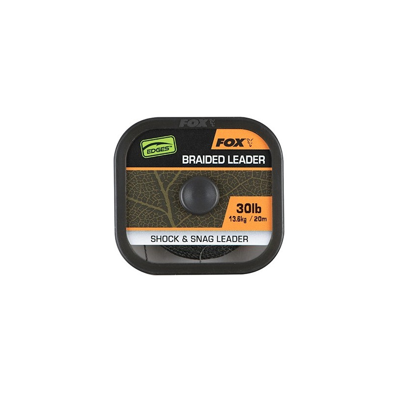 Plecionka FOX Edges Naturals Braided Leader 20m - 40lb Plecionka FOX Edges Naturals Braided Leader 20m - 40lb