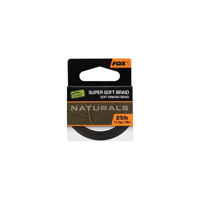 Plecionka FOX EDGES Naturals Soft Braid Hooklength 20m