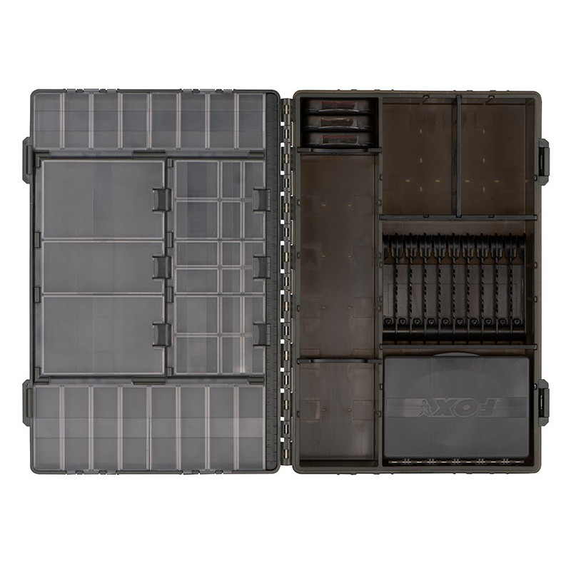 Pudełko FOX na akcesoria Medium Tackle Box - Loaded CBX091 / 27 x 19 x 7cm Pudełko FOX na akcesoria Medium Tackle Box - Loaded CBX091 / 27 x 19 x 7cm