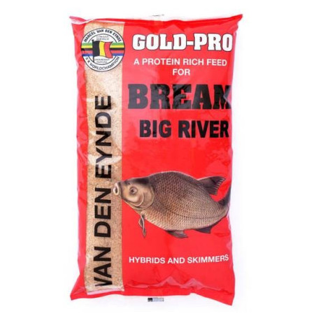 Zanęta Marcel Van Den Eynde Gold Pro 1kg - Big River Bream Zanęta Marcel Van Den Eynde Gold Pro 1kg - Big River Bream