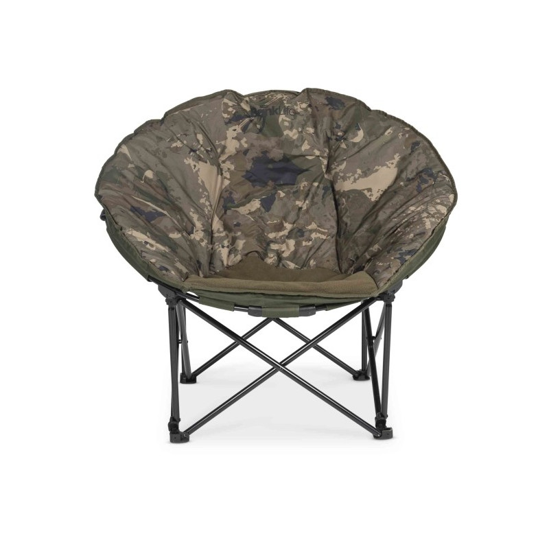Fotel karpiowy NASH Bank Life Moon Chair Camo T1250 Fotel karpiowy NASH Bank Life Moon Chair Camo T1250