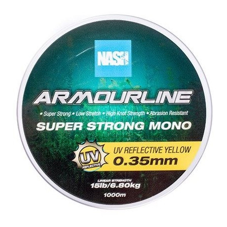 Żyłka NASH Armourline Super Strong Mono UV Yellow 1000m / 0.40mm