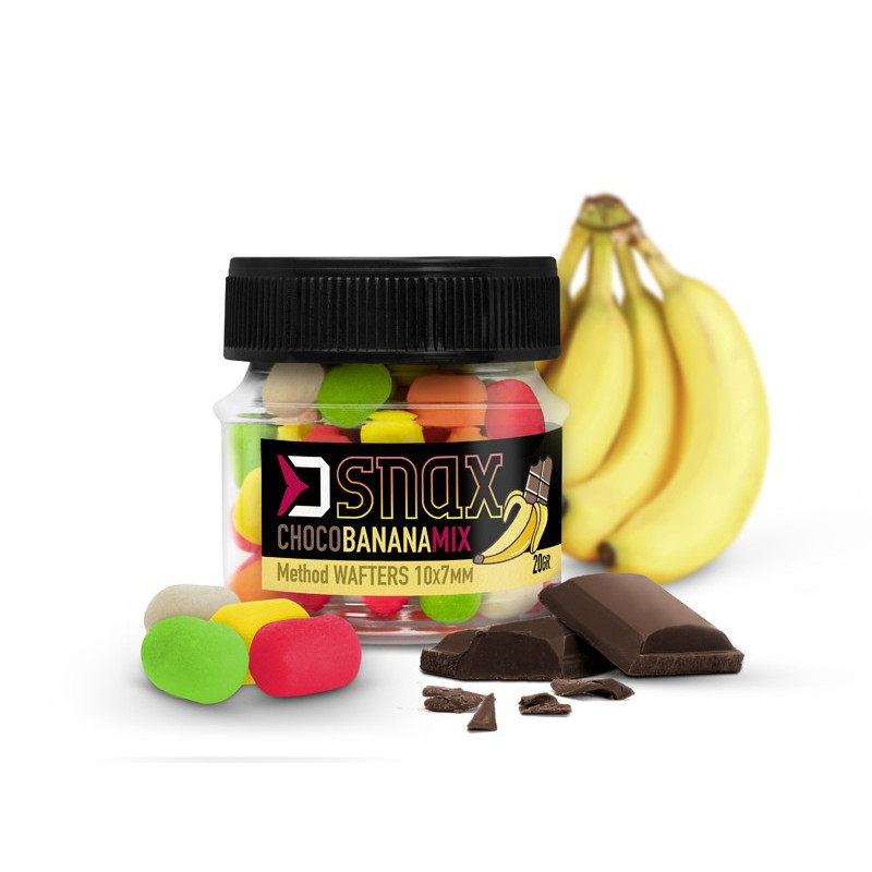 Przynęta Delphin MIX D SNAX WAFT 20g - 10/7mm Czekoladowo/Bananowy Przynęta Delphin MIX D SNAX WAFT 20g - 10/7mm Czekoladowo/Bananowy